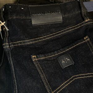 A/X Armani Exchange Men's dj denim.  Topstitching detail